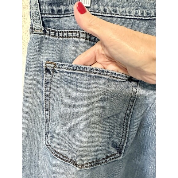 VTG Banana Republic Mens Jean 34X34 Straight Leg Blue Cotton Faded Pockets Denim - Picture 14 of 16